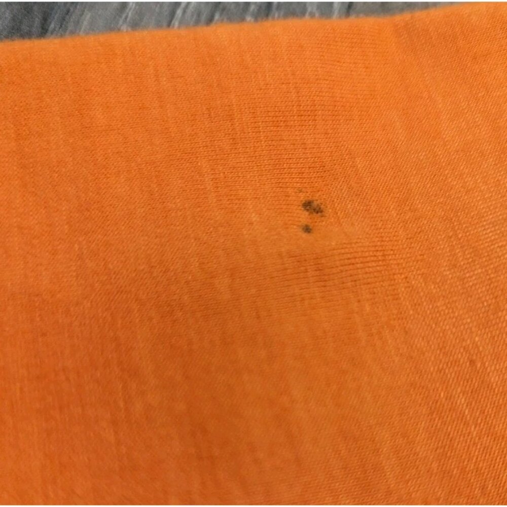 Mountain Hardware Mens XL Shirt Polo‎ Orange Striped Short Sleeve Outdoor - Picture 11 of 11